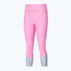 Női leggings Mizuno Impulse Core 3/4 lilac chiffon
