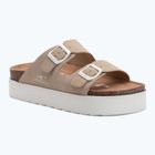 Női O'Neill Sandy Platform Slider Low barna flip-flopok