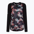 Női kerékpáros mez ION Scrub Ls fekete 47223-5024