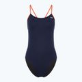 Női egyrészes fürdőruha TYR Hexa Cutoutfit navy/narancssárga