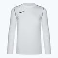 Férfi Nike Dri-FIT Park 20 Crew fehér/fekete/fekete hosszú ujjú labdarúgó cipő