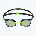TYR Tracer-X Elite Racing tükrös fekete/lime úszószemüveg 2