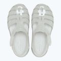 Crocs Isabella Glitter ezüst csillámos gyermek szandálok 8