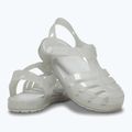 Crocs Isabella Glitter ezüst csillámos gyermek szandálok 9