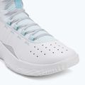 Under Armour CURRY 4 FLOTRO kosárlabda cipő fehér/stream/metál ezüst 7