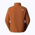 Férfi fleece pulóver The North Face Glacier Fleece 1/4 Zip égett umbra színben 5
