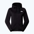 Női pulóver The North Face Reaxion 2.0 kapucnis, teljes cipzáras fekete melírozott 5