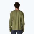 Férfi hosszú ujjú póló Patagonia Capilene Cool Sun caper green/buckhorn green x-dye 3