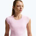 Női futópóló Nike Swoosh Run Dri-Fit pink foam/photon dust/white 4