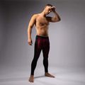Férfi edző leggings Venum Tactical XT Spats fekete/burgundy/gold 2