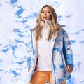 Női snowboard dzseki ROXY Chloe Kim azúrkék felhők ROXY Chloe Kim azúrkék felhők 13