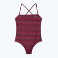 Lacoste MF7264 penumbra / alizarin / red női egyrészes fürdőruha