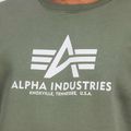 Alpha Industries férfi Basic sötét olívazöld pulóver 6