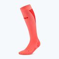 Férfi zokni CEP Ultralight Tall 4.0 neon coral/red 2