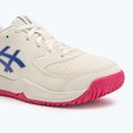 Asics Gel-Dedicate 8 GS Jr krém/sötét kobalt gyermek teniszcipő 7