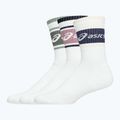 ASICS Logo Crew zokni 3 pár emlékmű kék/indigó köd/bodros piros 2