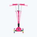 Gyermek háromkerekű roller Globber Primo Foldable Lights fuchsia 11