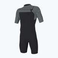Férfi úszóruha O'Neill Hammer 2mm Chest Zip SS Spring IS6 tempered steel/smoke/smoke