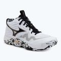 Röplabdacipő Mizuno Wave Momentum Elite Mid white/black/ge gold