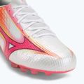 Focicipők Mizuno Alpha III Japan AG white/fuchsia purple 7