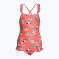Speedo Digital Frill Thinstrap gyermek egyrészes fürdőruha narancssárga 8-1288115155