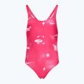 Gyerek egyrészes fürdőruha Nike Hydrastrong Fastback rush pink