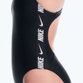 Női egyrészes fürdőruha Nike Logo Tape Fastback black 5