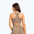 Női edzőmelltartó Gym Glamour push up nude bézs 320 2