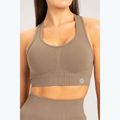 Női edzőmelltartó Gym Glamour push up nude bézs 320 3