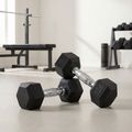 XTREXO Hex gumírozott súlyzó 2.5 kg HXD25 3