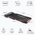 Elektromos futópad TREXO Walking Pad W150 fekete 3