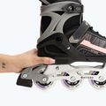 ATTABO Bladeroll gyermek inline korcsolya állítható fekete/lila 8
