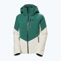Női sí dzseki Helly Hansen Alphelia smaragd hó 10