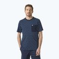 Férfi póló Helly Hansen Hudson navy aop