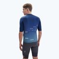 Férfi kerékpáros mez POC Pristine Print gradient turmaline navy 3