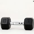 TREXO Hex gumírozott súlyzó 5 kg HXD50 11