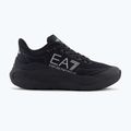 EA7 Emporio Armani Wave Cracking teljes fekete / ezüst cipő 8