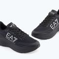 EA7 Emporio Armani Wave Cracking teljes fekete / ezüst cipő 13