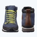 Férfi túracipő Lomer Bio Naturale Mid Mtx Suede flag/lime 8