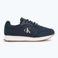 Férfi cipő Calvin Klein YM0YM01326 Retro Runner Sock Lace Up Ny-Su Calvin Navy/Bright White/Gum Férfi cipők 2
