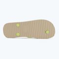 Női flip-flop papucsok Tommy Jeans Logo Summer white clay/lime essence 4