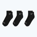 Nike Everyday Plus Cushioned Ankle zokni 3 pár black/white 3