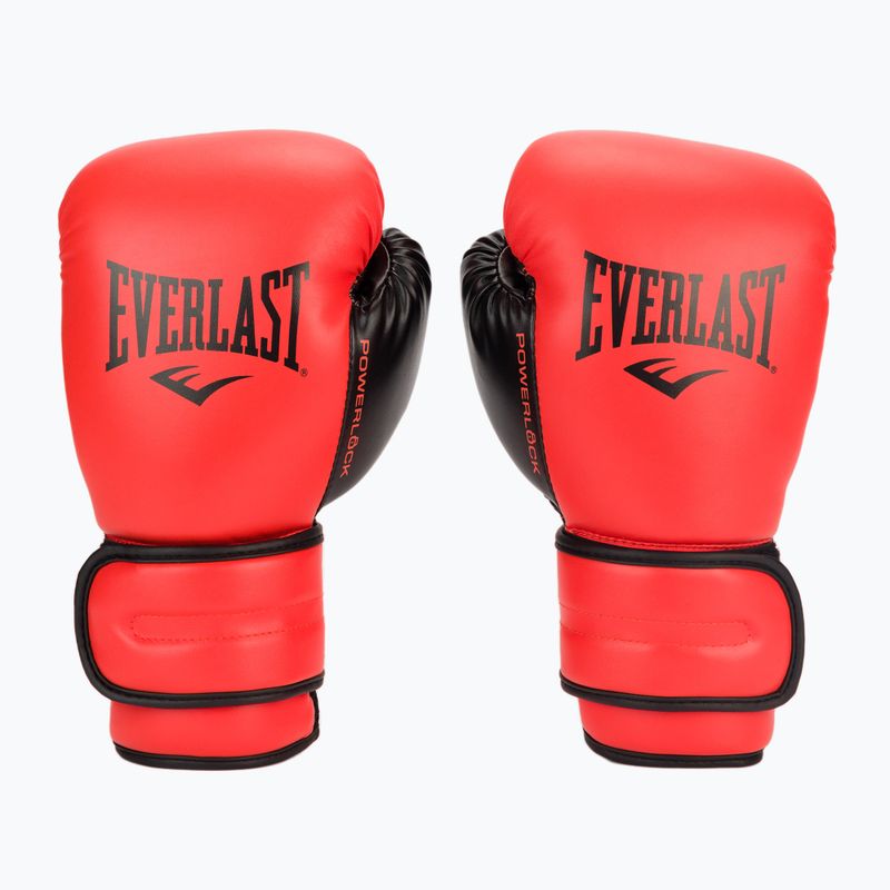 Férfi bokszkesztyűk EVERLAST Powerlock Pu piros EV2200 2