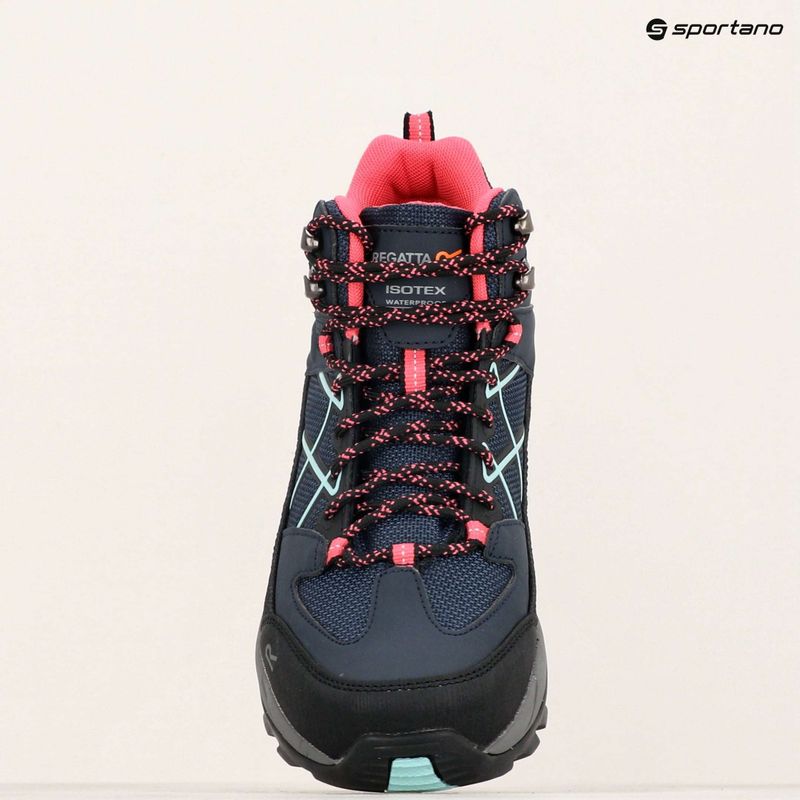 Női trekking cipő REGATTA Samaris III navy/pink 19