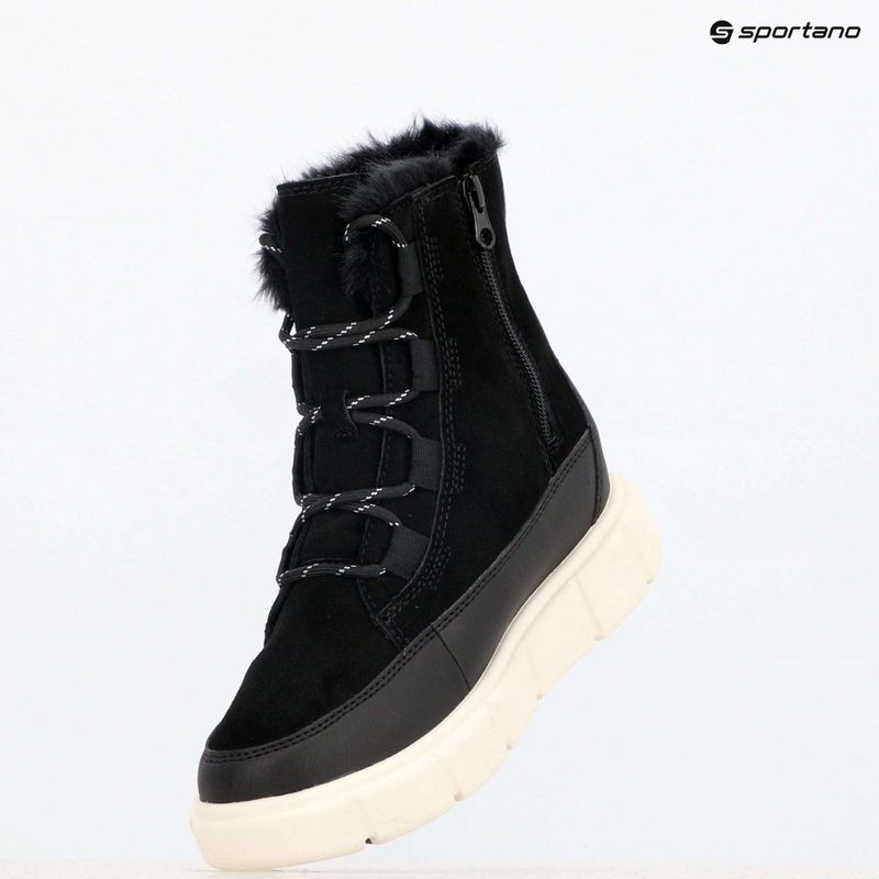 Sorel Youth Sorel Explorer III Lace fekete/tengeri só gyermek hócsizma 15