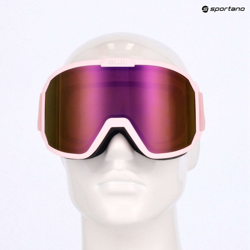 Síszemüveg Bliz Rave matt powder pink/brown pink multi 8