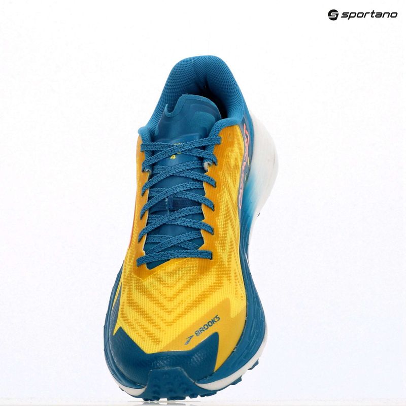 Brooks Catamount 4 férfi futócipő quince/ celestial/ neo ember 9