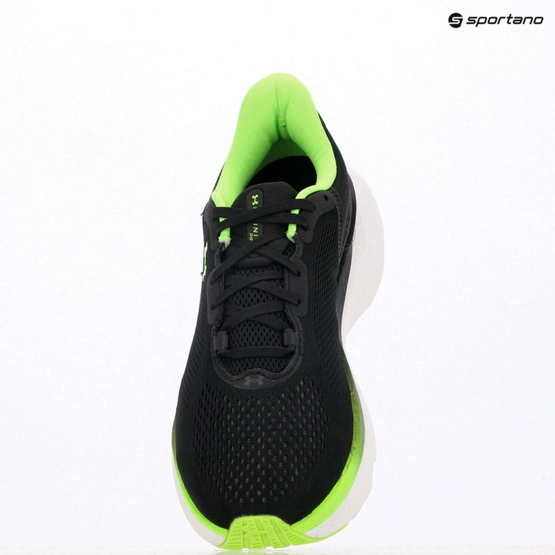 Férfi futócipő Under Armour Innfinite Pro 2 fekete/hyper zöld/hyper zöld 9