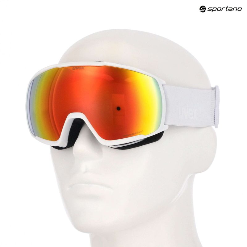 Síszemüveg UVEX Victorious S FM white matt/mirror orange 10