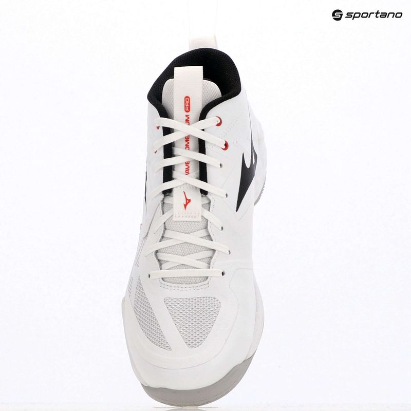 Röplabdacipő Mizuno Wave Momentum Pro Mid white/black/fiery red 9